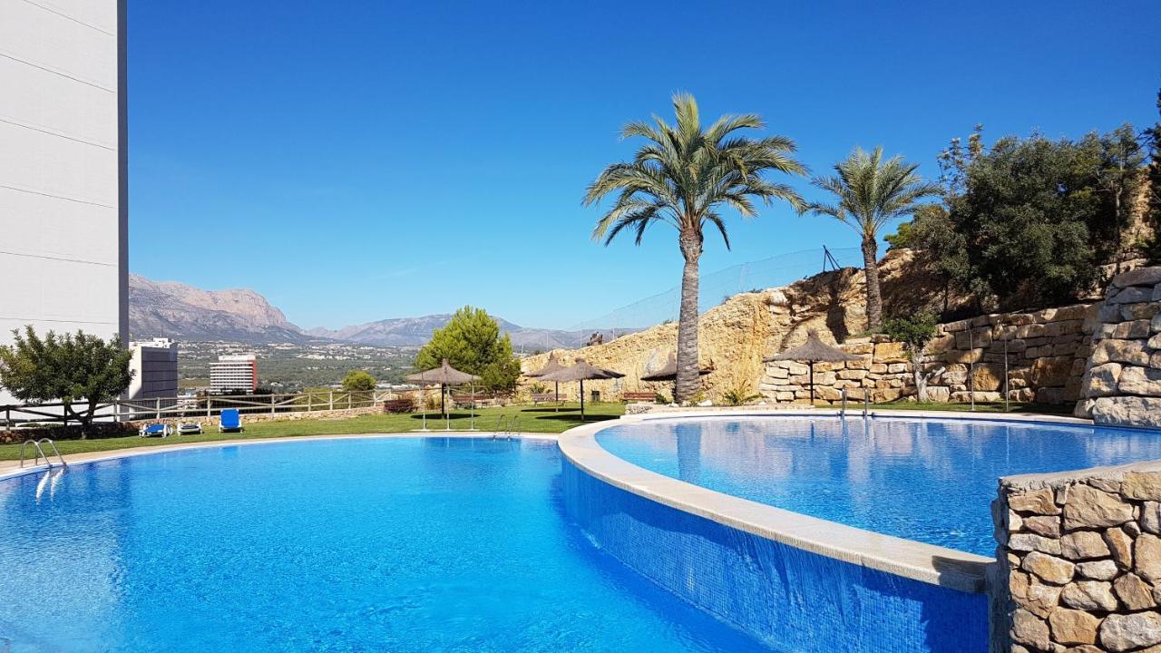 Apartamento Planta 37: Terraza privada con vistas al mar Benidorm Exterior foto